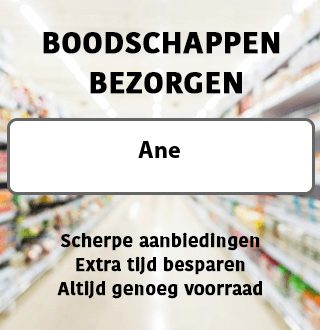 Boodschappen Bezorgen Ane